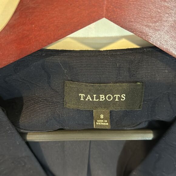 NWT Talbots Navy Suit Set- SZ 8- Fully Lined - Picture 3 of 12